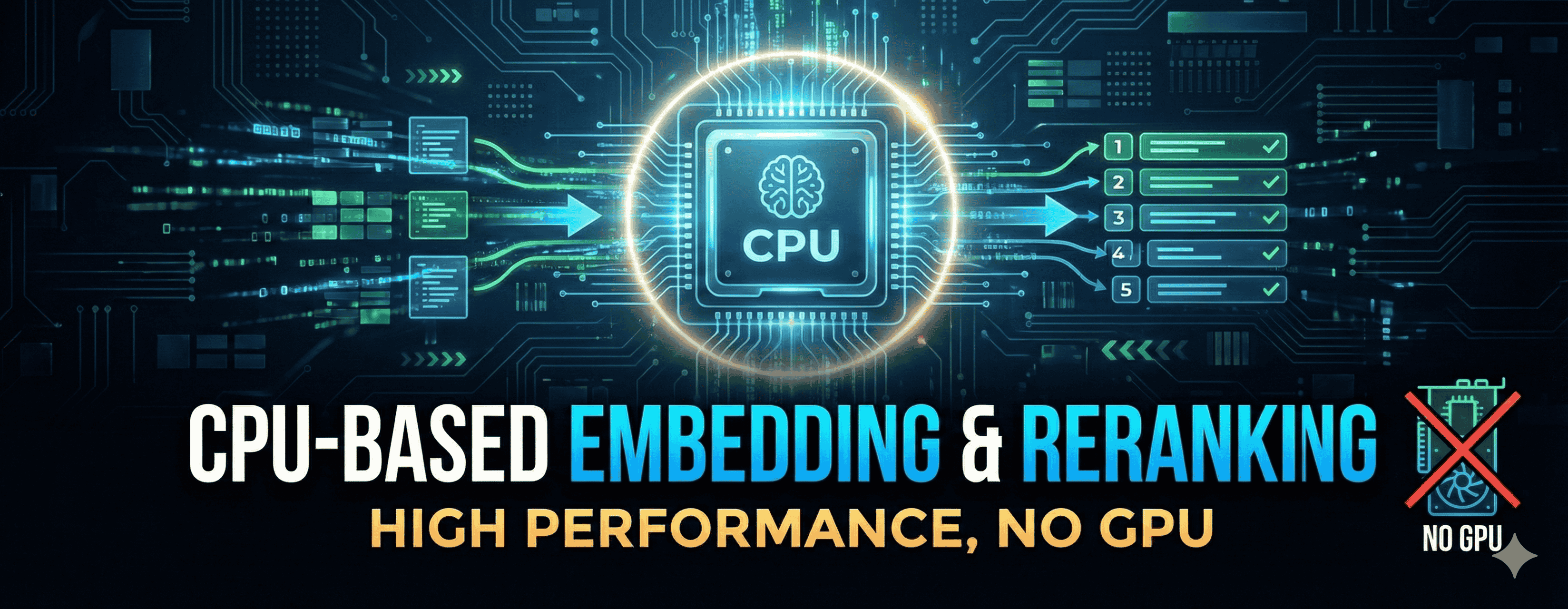 CPU-Based Embedding: No GPU Needed